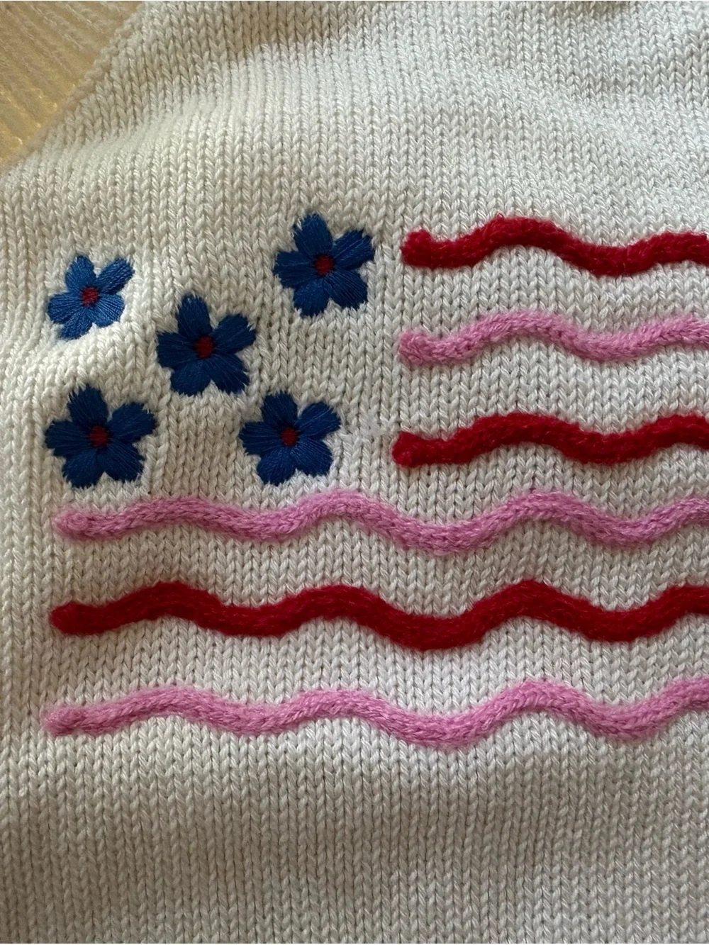 Old Navy cream knit